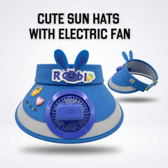 Cute Sun Hats with Electric Fan