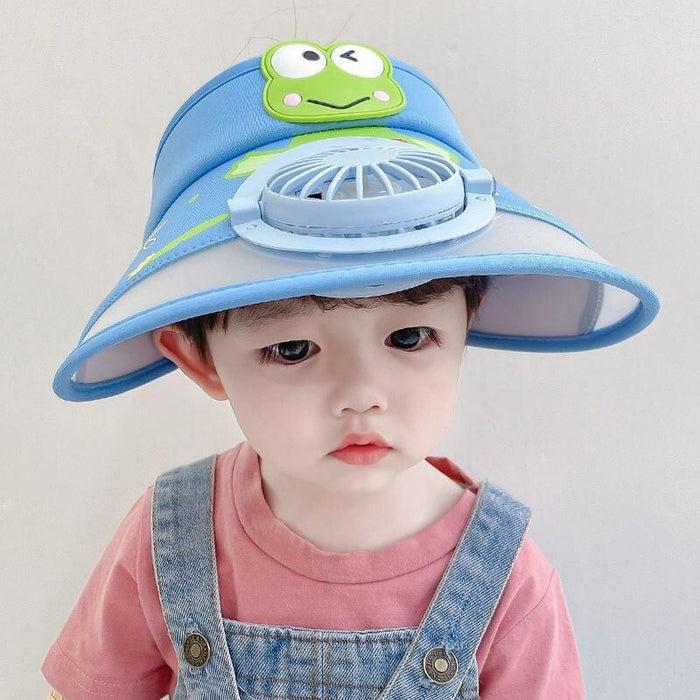 Cute Sun Hats with Electric Fan